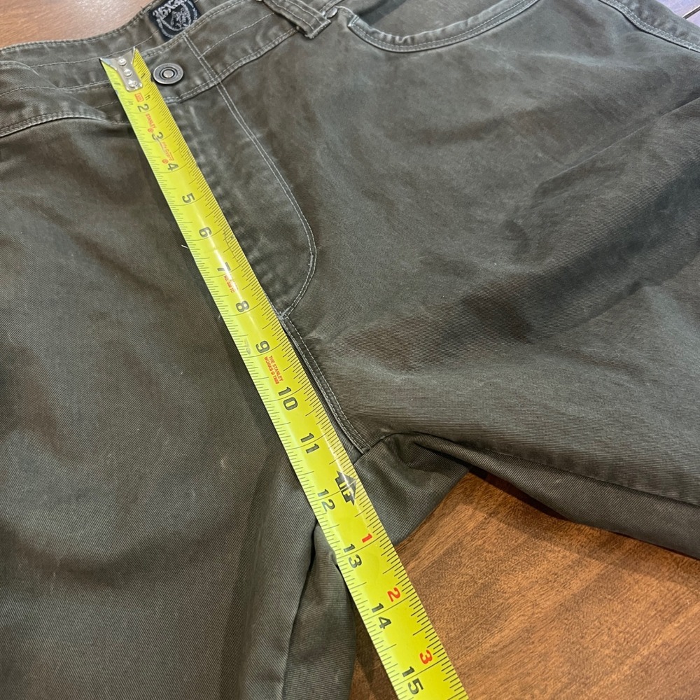 Kuhl Rydr Outdoor Pants Vintage Patina Dye Green Brown Men's Hiking Work 36 x 30 - Picture 14 of 15